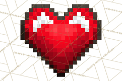 Pixel Christmas Arcade Clipart, Retro Gamer Clip Art Product Image 3