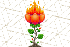Pixel Christmas Arcade Clipart, Retro Gamer Clip Art Product Image 5