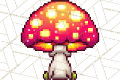 Pixel Christmas Arcade Clipart, Retro Gamer Clip Art Product Image 2