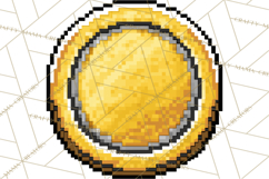 Pixel Christmas Arcade Clipart, Retro Gamer Clip Art Product Image 4