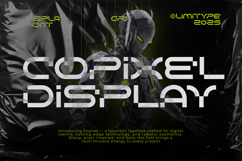 Copixel - Futuristic Font Product Image 1