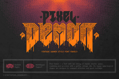 Pixel Demon - Vintage Gamer Font Product Image 1