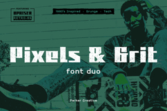Pixels and Grit Font Duo Product Image 1