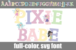 Pixie Babes Color Font Product Image 1