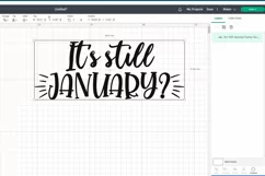 Funny Christmas quote SVG, PNG, EPS. It's still January? Product Image 2