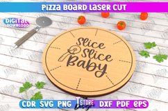 Pizza Board | Engraved Cutting Board | Serving Board | CNC Product Image 1