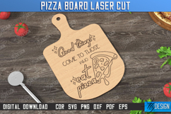 Pizza Board Laser Cut | Pizza Cutter Board | Serving Board Product Image 1