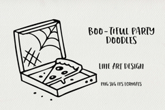 Funny Halloween Line Art Clipart SVG|PNG|EPS Product Image 1