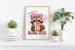 Pizza is My Valentine Skeleton PNG, Valentine Sublimation Product Image 3
