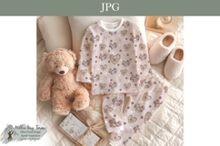 Vintage Valentine Heart Seamless Pattern | Valentines Day Product Image 5