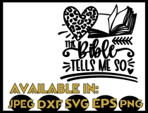 Reading svg JPEG Silhouette Cricut book faith bible verse Product Image 2