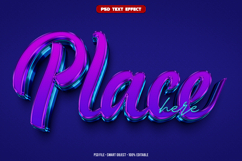 Place 3D editable text effect Product Image 1