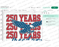 Retro USA 250th Anniversary 2026 Svg Png | 4th of July 1776 Product Image 5