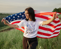 Cottagecore Floral USA Goose PNG, 4th Of July Png, Patriotic Product Image 3