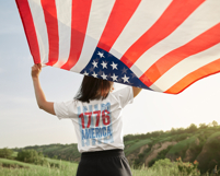 Distressed Striped 4th Of July Png | Retro American 250 Png Product Image 2
