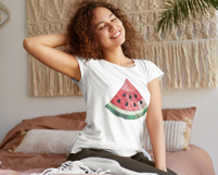 Boho Watermelon Coquette PNG | Patchwork Watermelon Flower Product Image 2