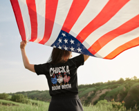 Chicka Boom Boom PNG, Funny Patriotic Chicken 4th of July Product Image 2