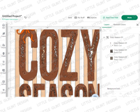Cozy Season PNG | Boho Fall Png | Coquette Bow Autumn Png Product Image 4