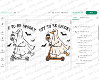 Funny Ghost Goose Design | Retro Halloween Goose Humor Png Product Image 6