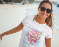 Preppy Summer Spring SVG PNG, I Was Made For Happy Sunny Day Product Image 4