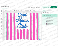 Cool Moms Club SVG PNG Mama Png Whimsy Png Stripes Png Product Image 4