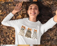 Brushstroke Halloween Ghost PNG, Oil Paint Leopard Ghost Product Image 3