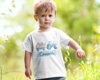 Personalized 4th of July Tractor PNG Custom Name Patriotic Product Image 4