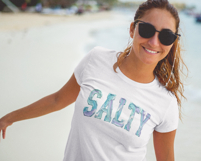 Hand Painted Salty PNG, Sarcastic Beach Png, Coquette Bow Product Image 2