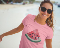 Boho Watermelon Coquette PNG | Patchwork Watermelon Flower Product Image 3