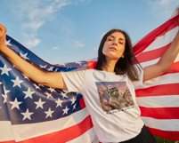 Patriotic Hot Dog Raccoon PNG, Funny 4th of July Png Design Product Image 3