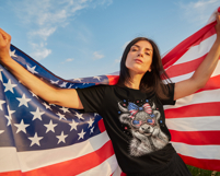 4th of July Highland Cow Girl PNG | 250th Anniversary Product Image 3