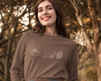 Boho Fall Shirt SVG | Boho Pumpkin PNG | Retro Autumn PNG Product Image 2