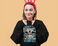 Forget The Bunnies I'm Chasing Hunnies Funny Boys Easter Png Product Image 2