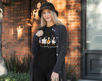 Just a Spooky Goose PNG, Funny Halloween Svg, Boutique Fall Product Image 5