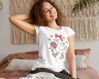 Silly Goose Strawberry SVG PNG, Summer Goose Png, Strawberry Product Image 3