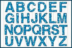 Christmas Alphabet Bundle, Decorative ABC Sublimation Files Product Image 2