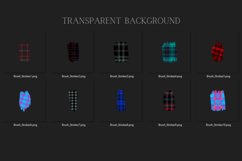 Plaid Brush Strokes Clipart Product Image 2