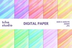 Plaid Line Watercolor Digital Papers Background Product Image 1