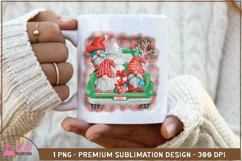 Merry Christmas Gnome Truck sublimation png, Gnome truck png Product Image 2