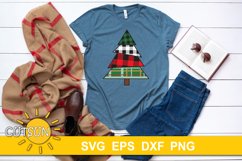 Christmas SVG | Christmas tree Plaid SVG | Christmas tree Product Image 3