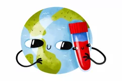 Blood donor day. Medical illustration, health care Product Image 3
