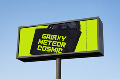 Planet Nebula - Futuristic Display Sans Serif Product Image 6