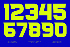 Planet Nebula - Futuristic Display Sans Serif Product Image 17