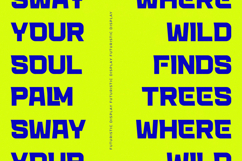 Planet Nebula - Futuristic Display Sans Serif Product Image 18
