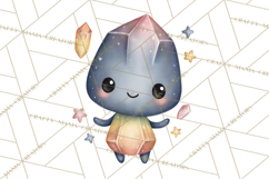 Cosmic Companions Clipart PNG, Cute Alien Creatures Product Image 2