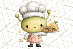 Cosmic Companions Clipart PNG, Cute Alien Creatures Product Image 3