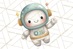 Cosmic Companions Clipart PNG, Cute Alien Creatures Product Image 4