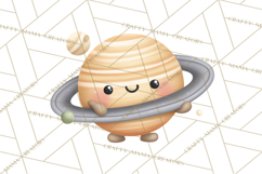 Cosmic Companions Clipart PNG, Cute Alien Creatures Product Image 4
