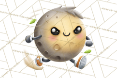 Cosmic Companions Clipart PNG, Cute Alien Creatures Product Image 2