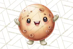 Cosmic Companions Clipart PNG, Cute Alien Creatures Product Image 4